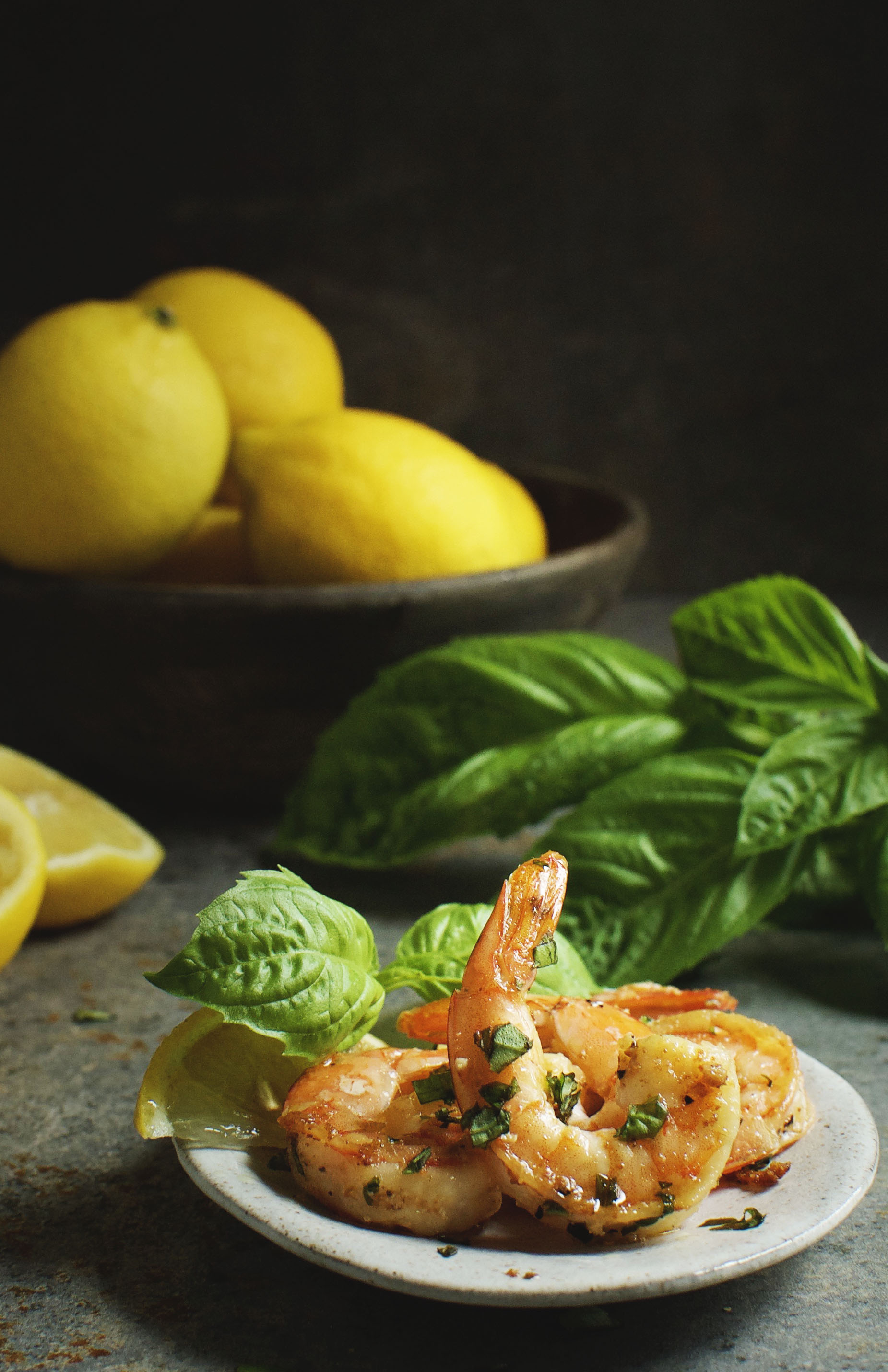 Pan-Seared Shrimp with Garlic-Lemon Butter