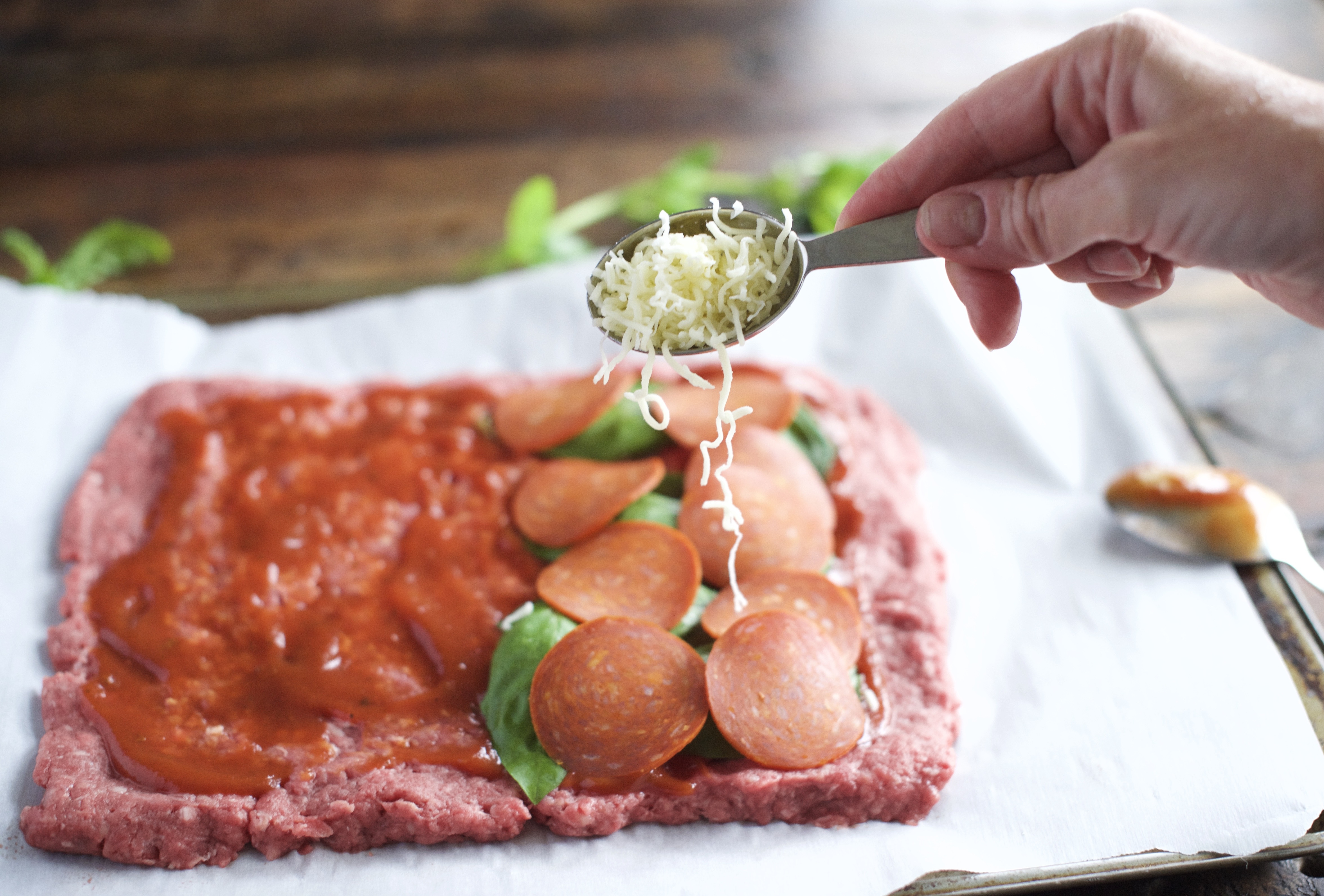 Pizza Stuffed Meatloaf