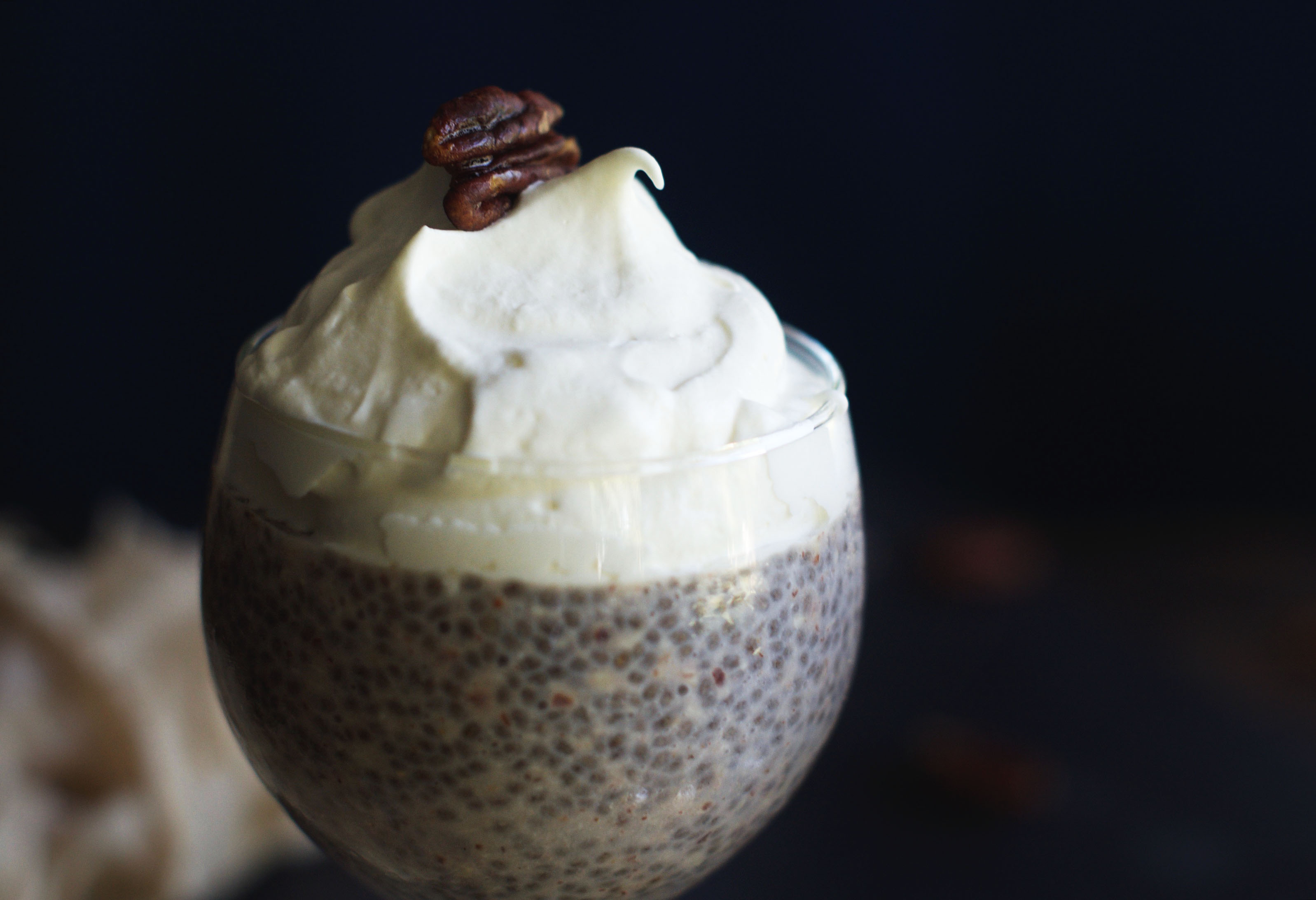 Butter Pecan Chia Pudding