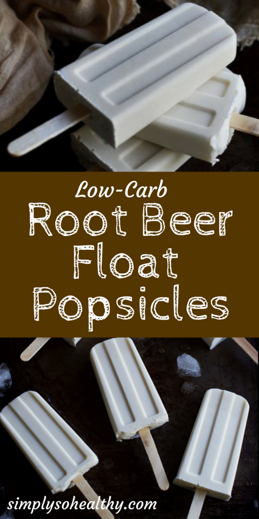 Root Beer Float Popsicles