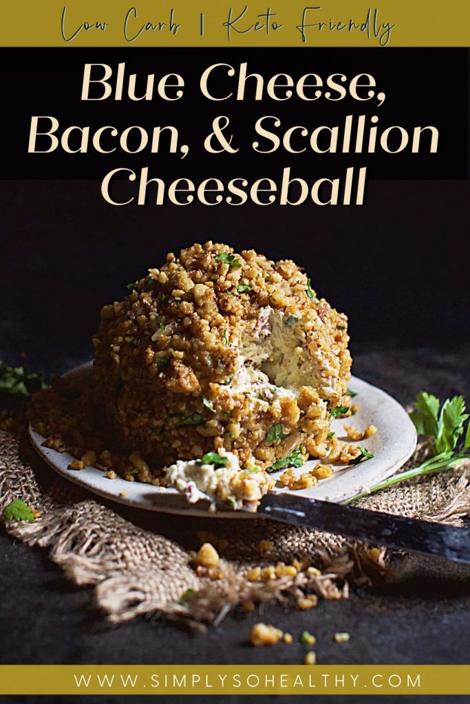 Blue Cheese, Bacon, and Scallion Cheeseball recipe