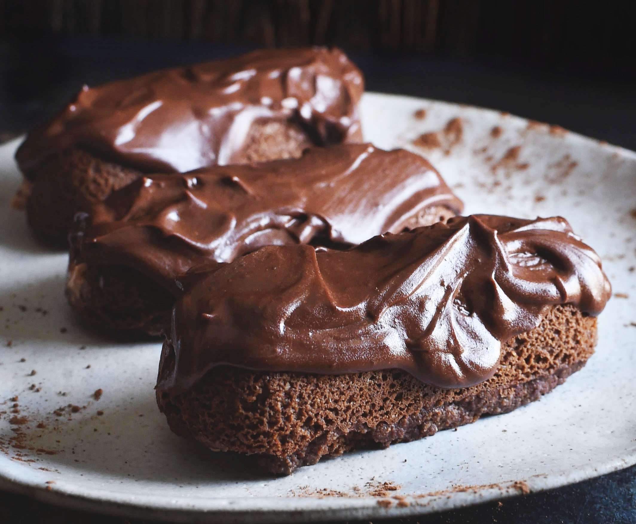Low-Carb Triple Chocolate Snack Cakes