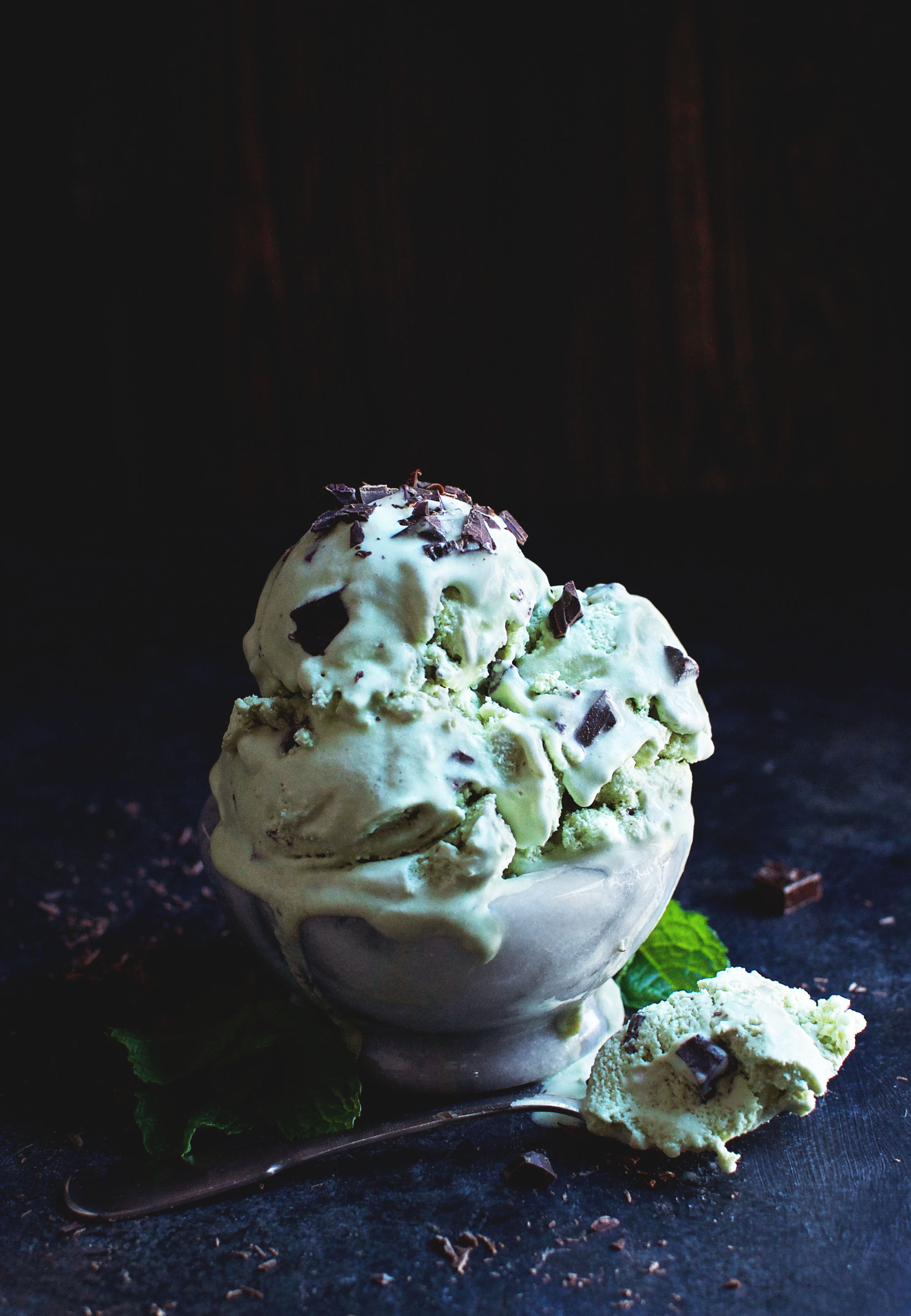 Low-Carb Mint Chocolate Chip Ice Cream