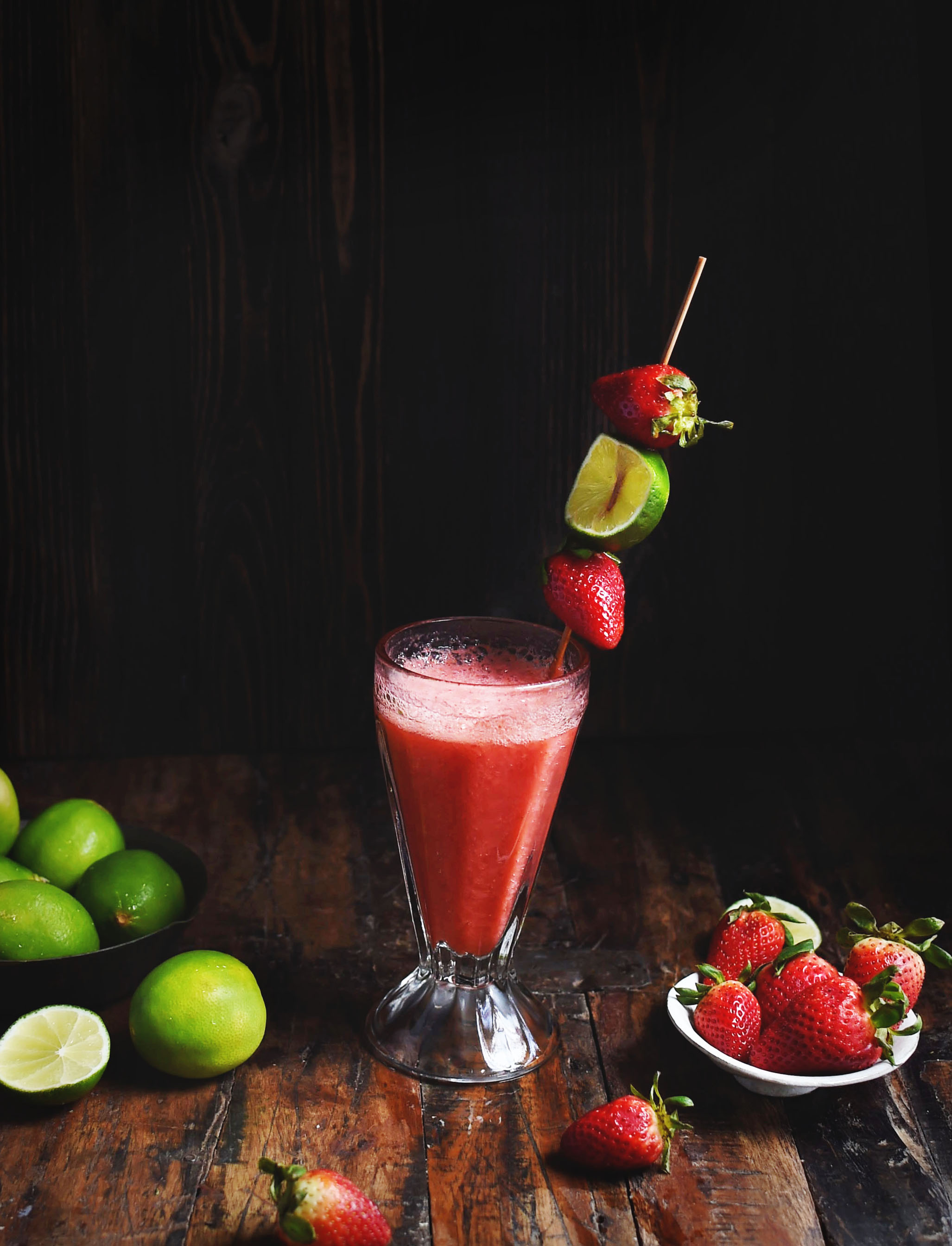 Low-Carb Strawberry Lime Coolers