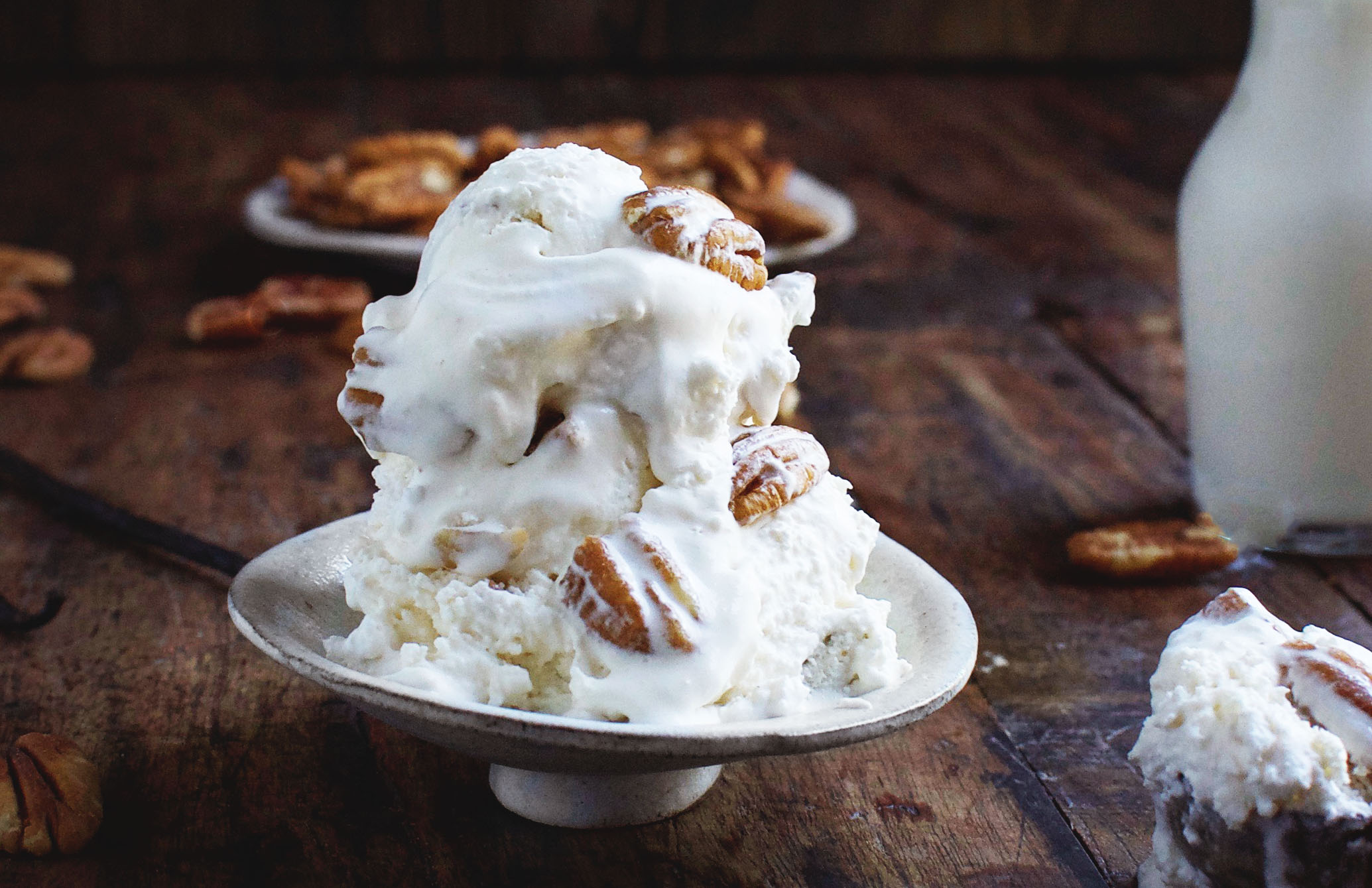 Low-Carb Butter Pecan Ice-Cream