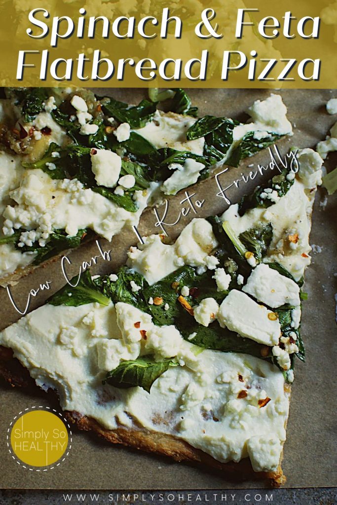 Spinach and Feta Flatbread Pizza recipe