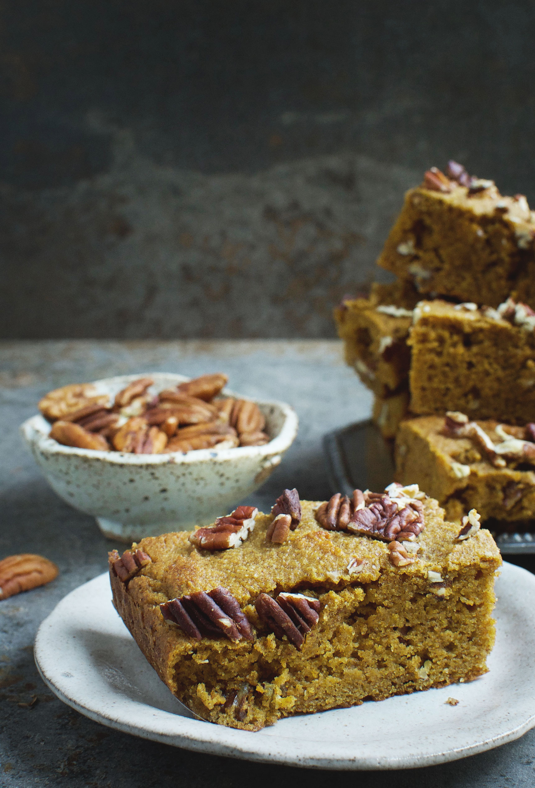 These Low-Carb Pumpkin Pecan Bars make a delicious fall dessert or snack. This bar cookie recipe can work for those who follow low-carb, ketogenic, Atkins, gluten-free, grain-free, diabetic, or Banting diets.