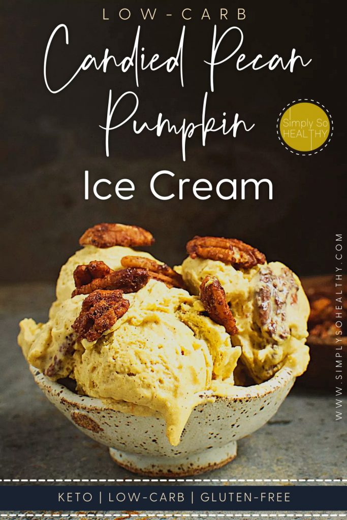 Candied Pecan Pumpkin Ice-Cream recipe