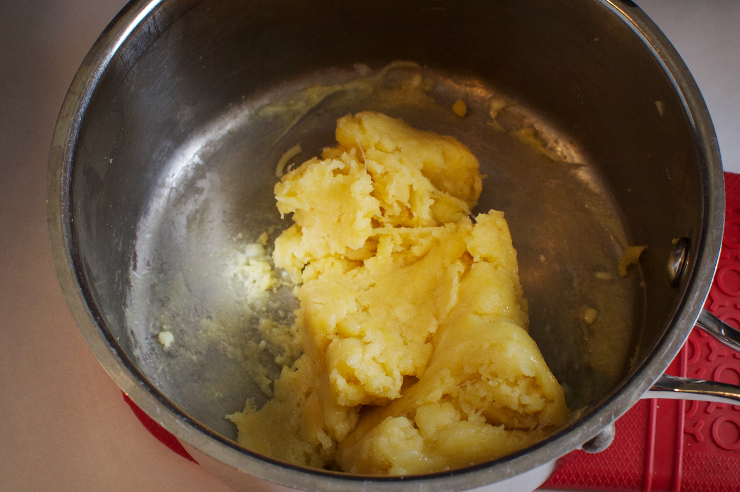Low-Carb Baklava Braid-Dough after heating.