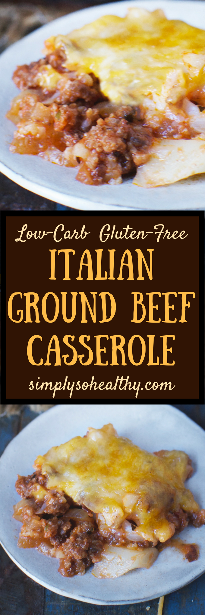 Keto Friendly Italian Ground Beef Casserole Recipe Simply So Healthy