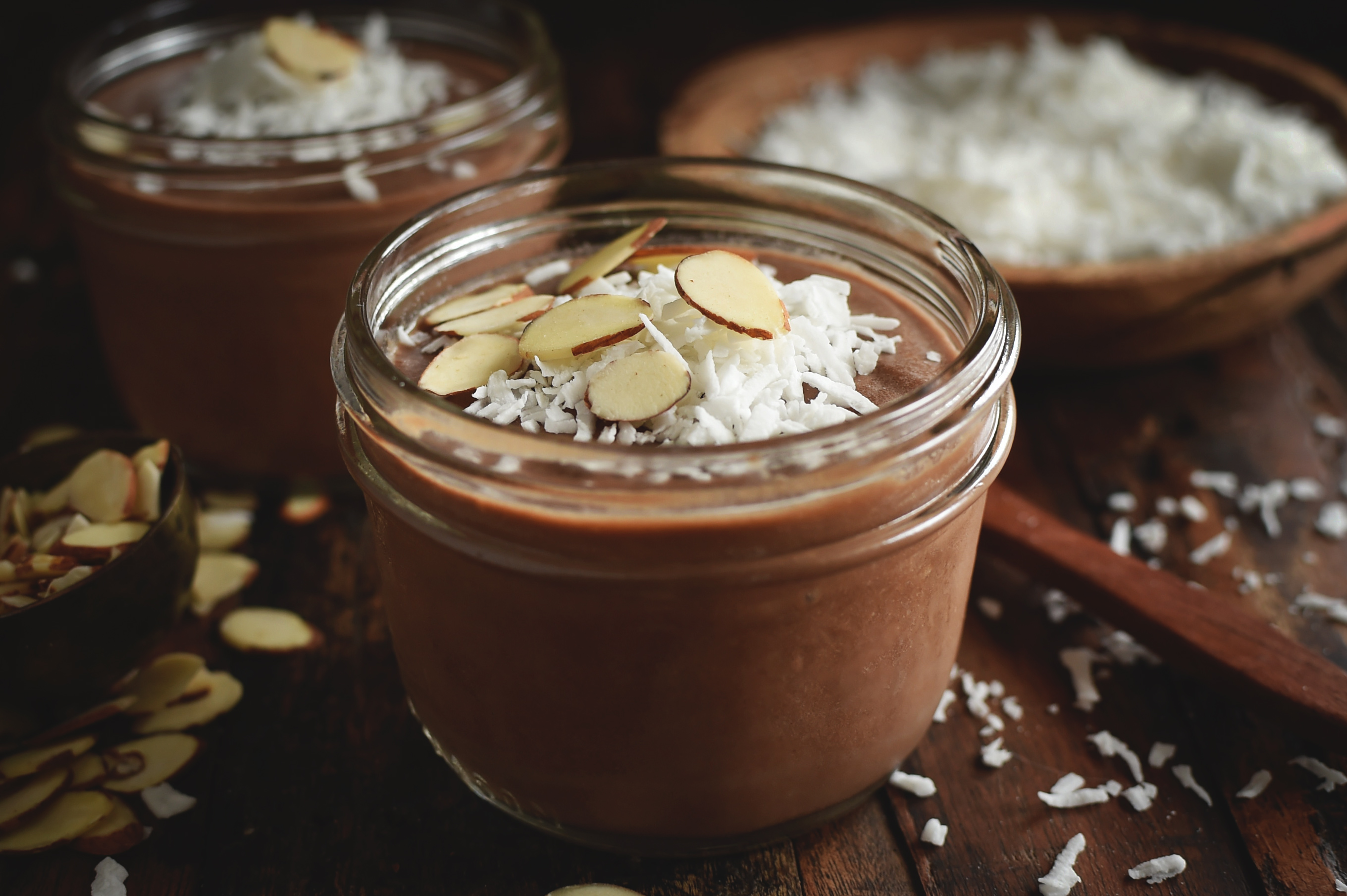 Chocolate Almond Avocado Pudding Recipe