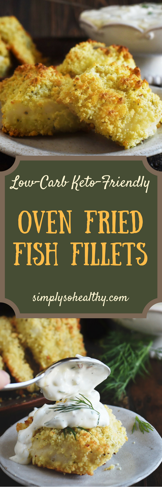 Low-Carb Oven Fried Fish Fillets Recipe - Simply So Healthy