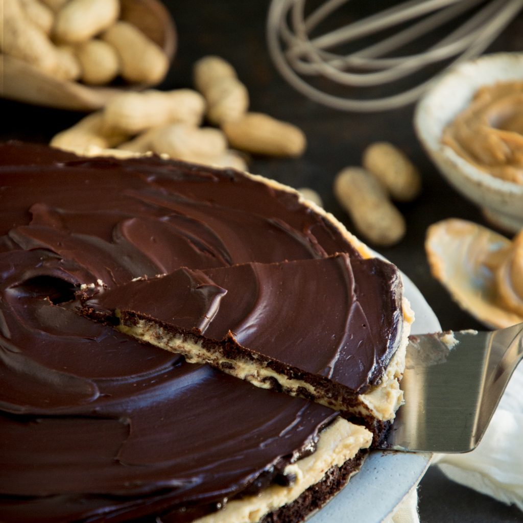 Low-Carb Peanut Butter Pie Recipe - Simply So Healthy