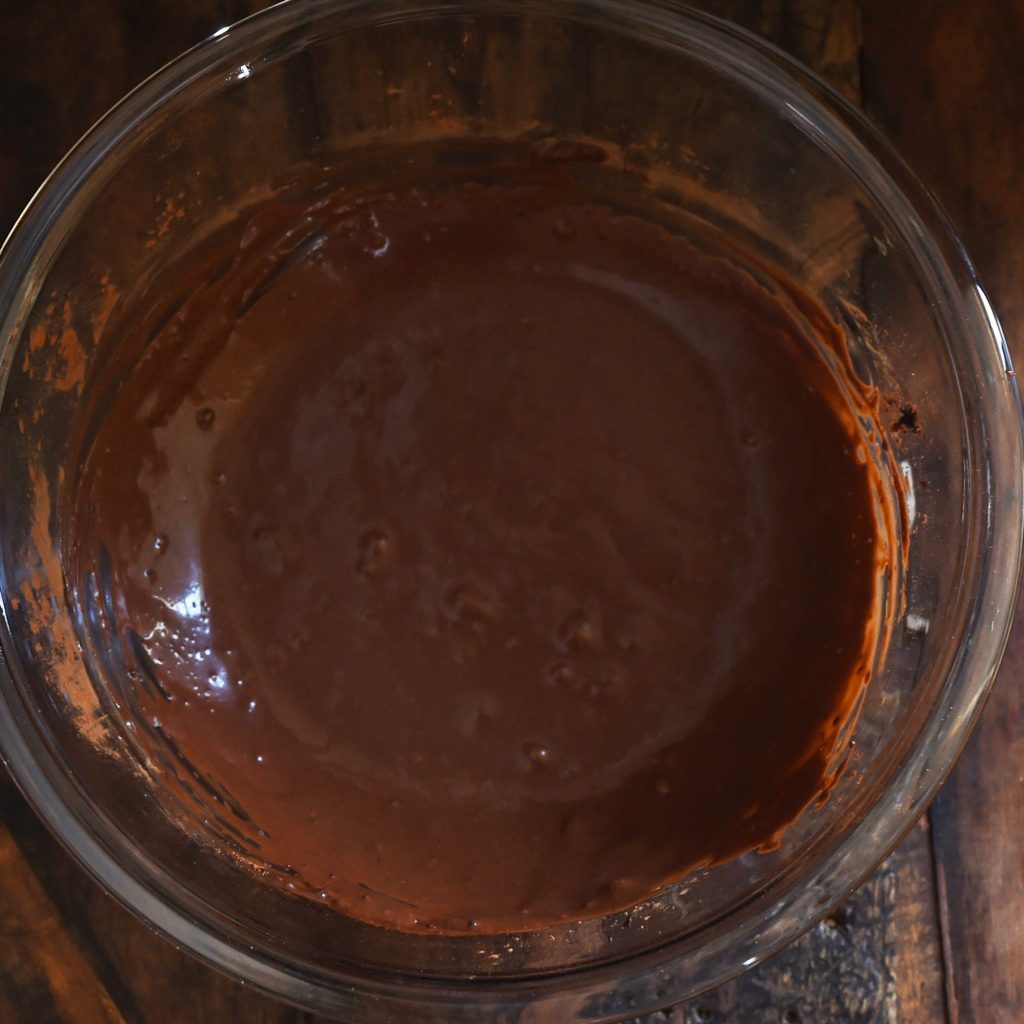 Chocolate Lava Cake Recipe-Completed batter.