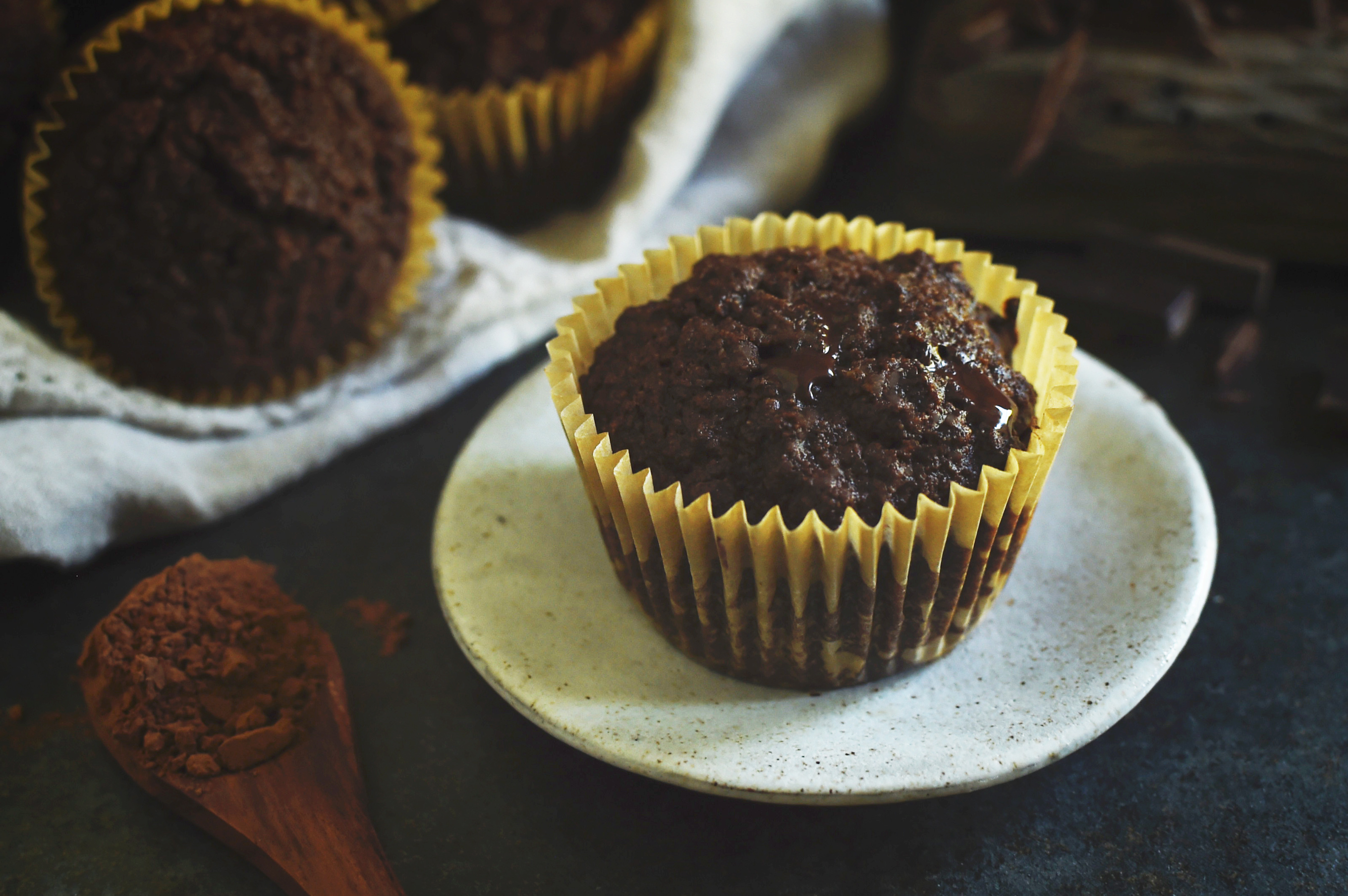 Low-Carb Double Chocolate Muffins Recipe