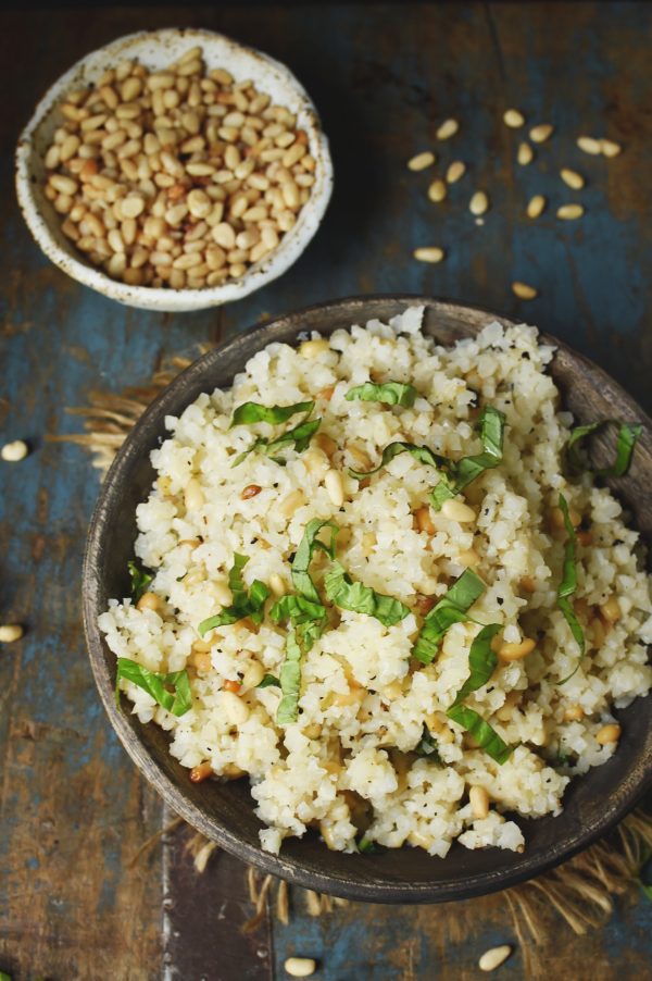 Cauliflower Rice Pilaf Recipe - Simply So Healthy
