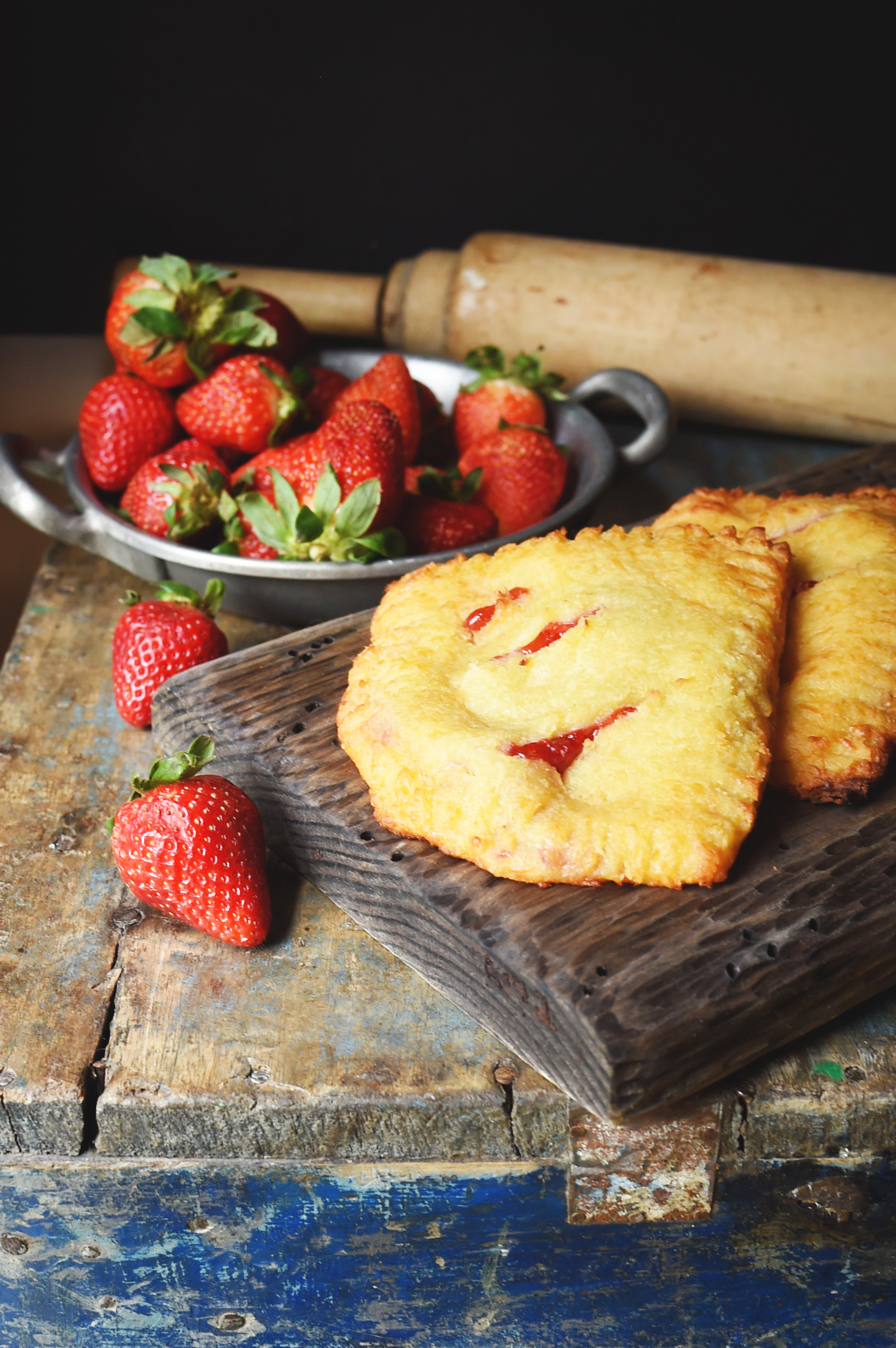 Low-Carb Strawberry Pastries Recipe-Final product.