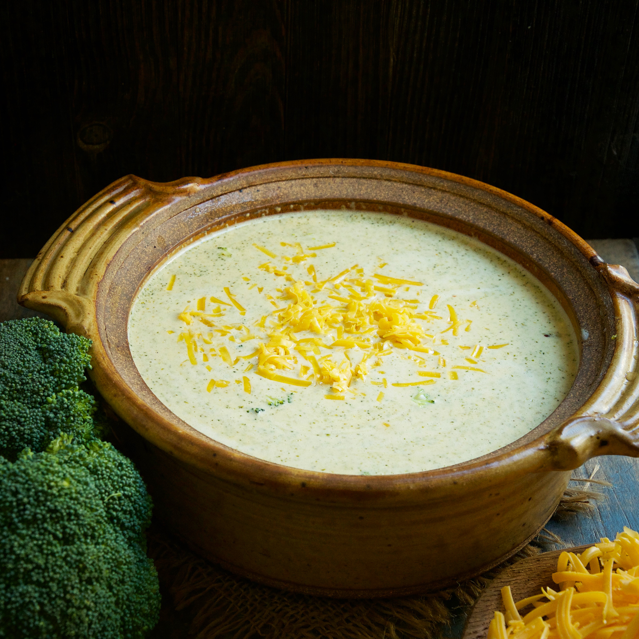 Low-Carb Broccoli Cheddar Soup Recipe-final product 