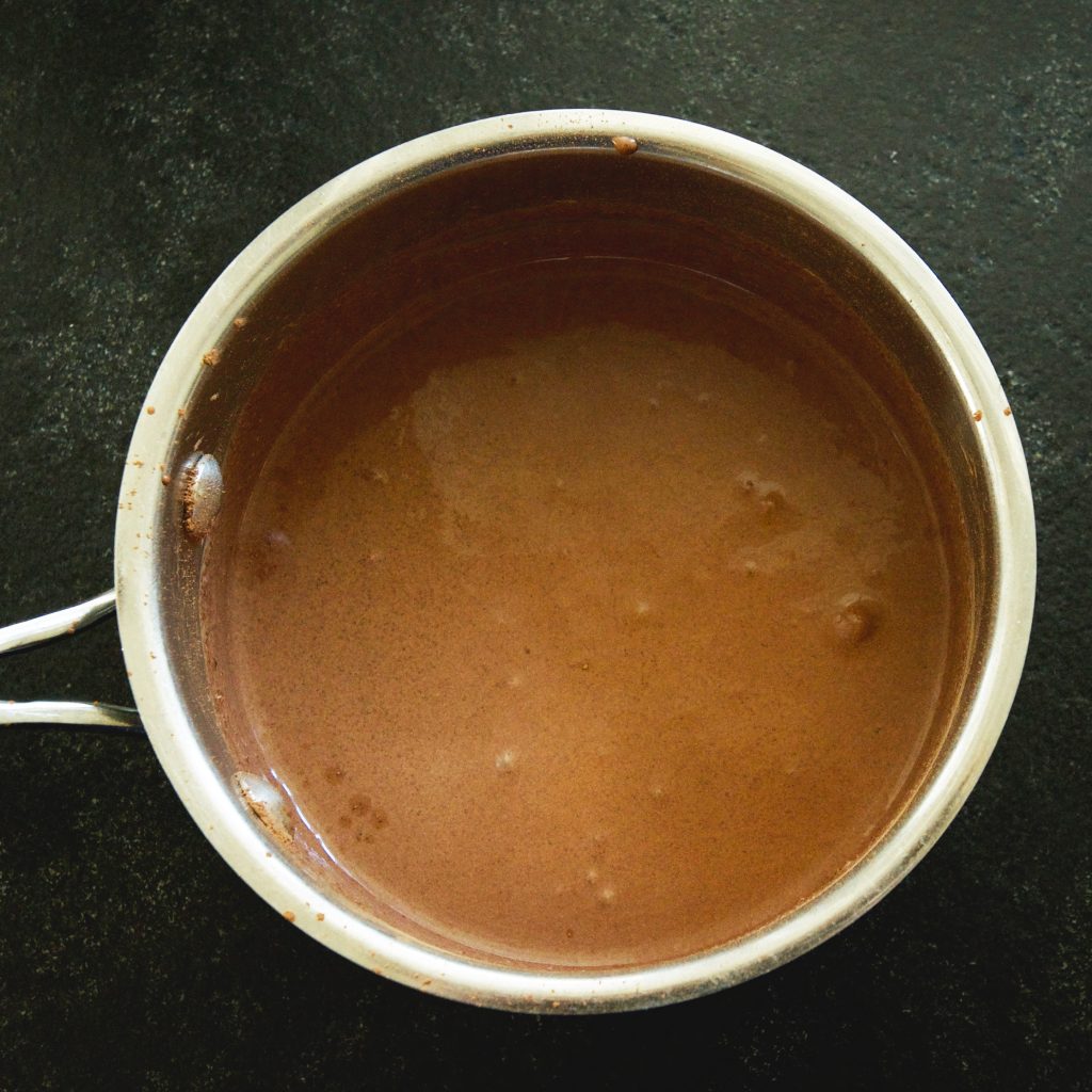 Keto-Friendly Sugar-Free Hot Chocolate Recipe -after adding milk