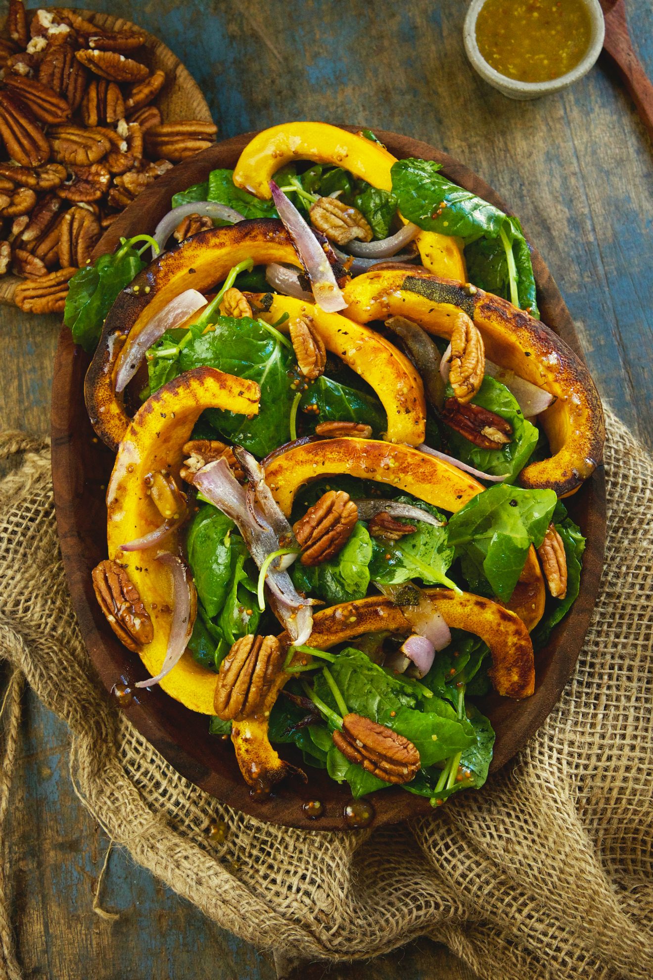 Low-Carb Roasted Pumpkin Salad - Simply So Healthy