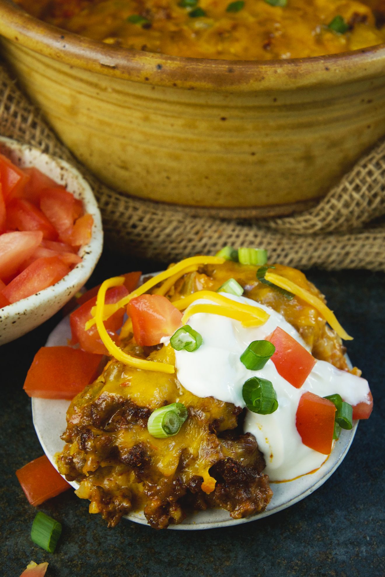 Low-Carb Mexican Taco Casserole - Simply So Healthy
