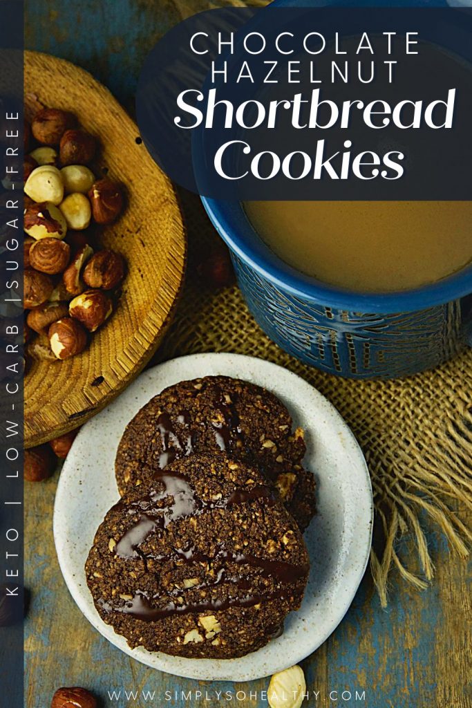 Chocolate Hazelnut Shortbread Cookies recipe