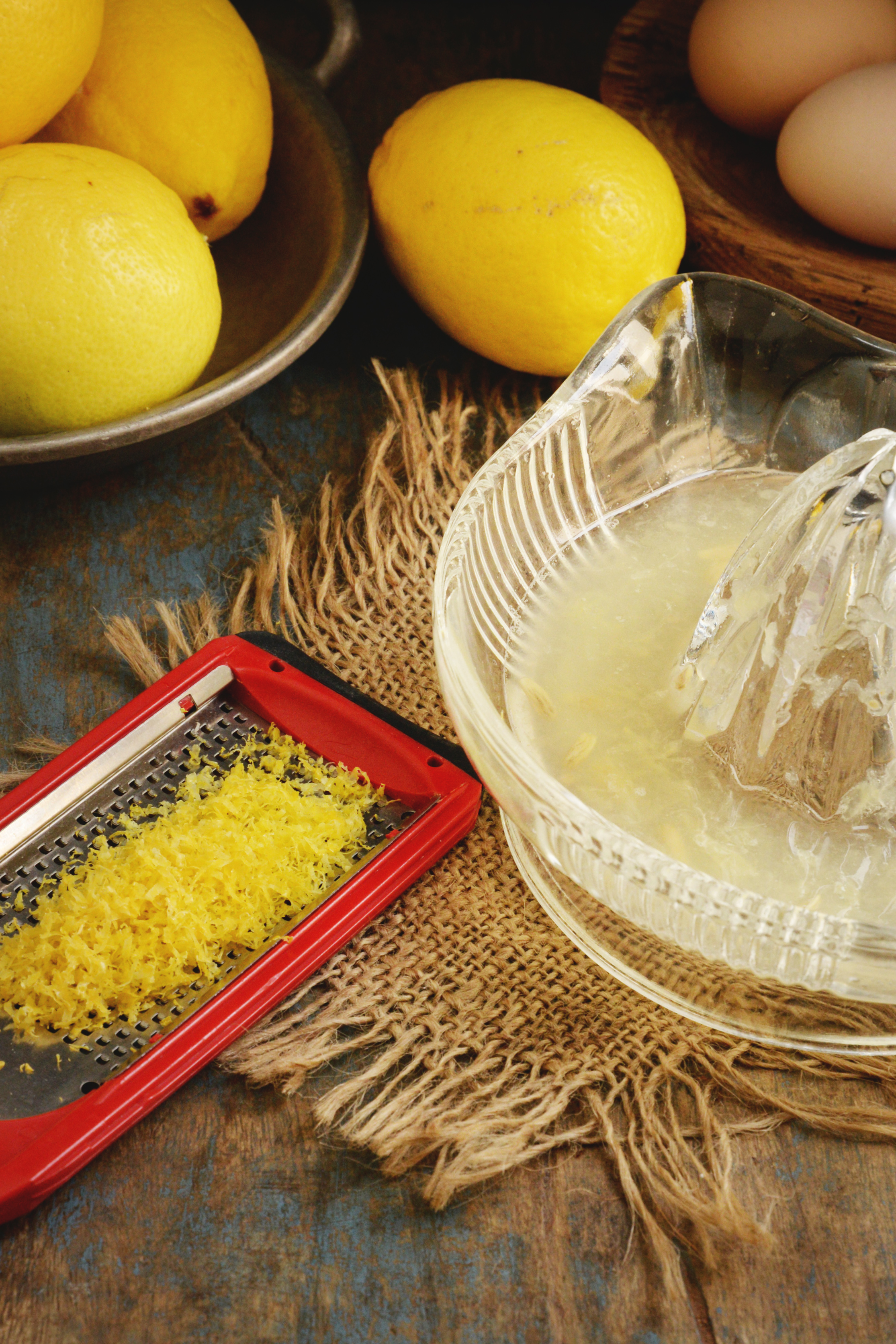 Lemon-Poppy-Seed-Muffins-zesting the lemon.