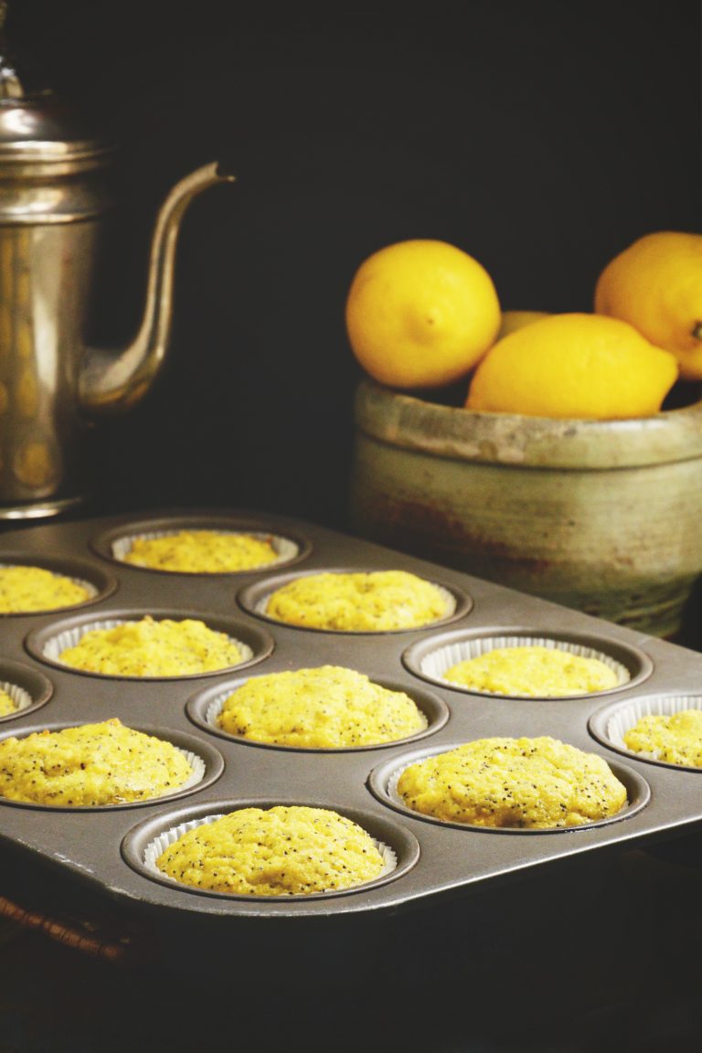 LowCarb Lemon Poppy Seed Muffins Recipe (Paleo and KetoFriendly