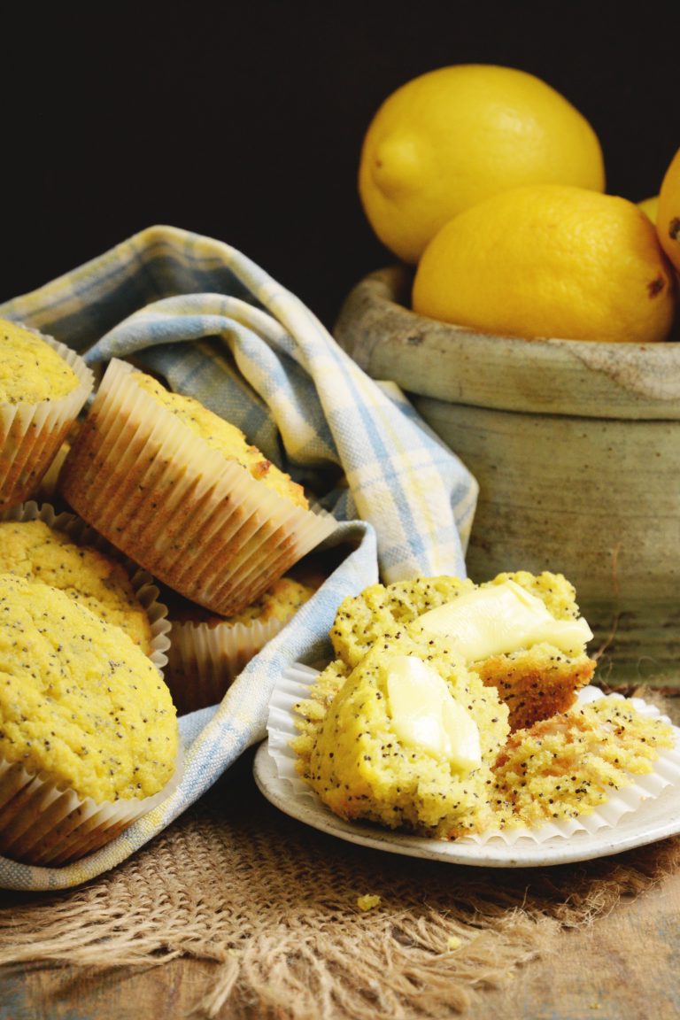 LowCarb Lemon Poppy Seed Muffins Recipe (Paleo and KetoFriendly) Simply So Healthy