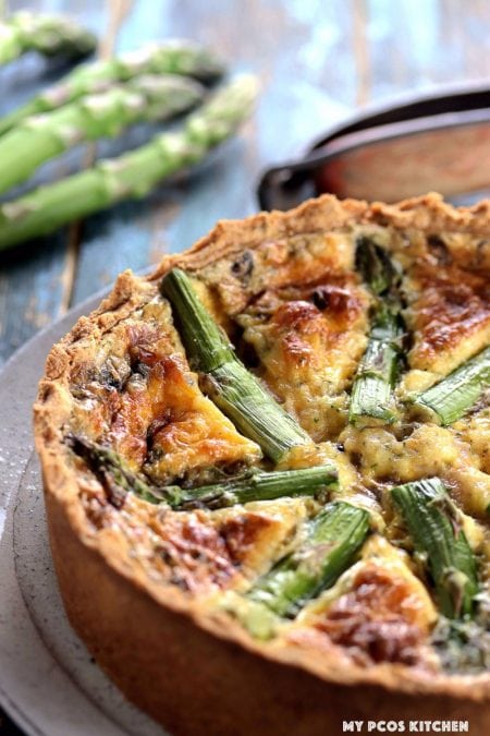 Low-Carb Asparagus Recipes-Quiche with mascapone