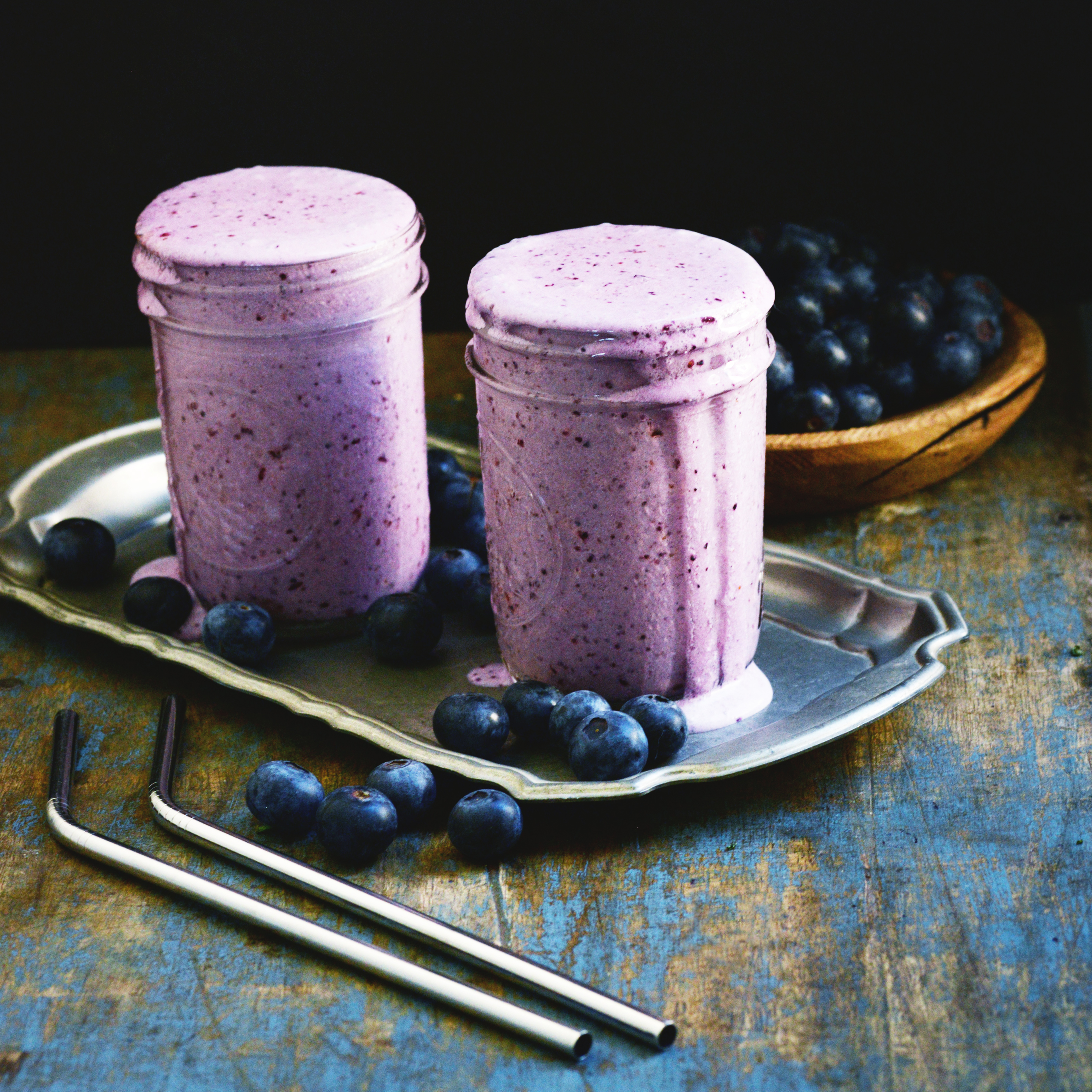 Low Carb Blueberry Smoothie Simply So Healthy
