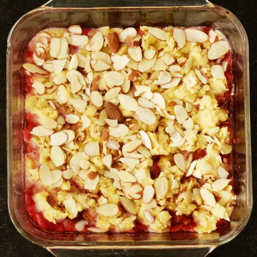LowCarb Strawberry Rhubarb Crisp Recipe (GlutenFree) Simply So Healthy