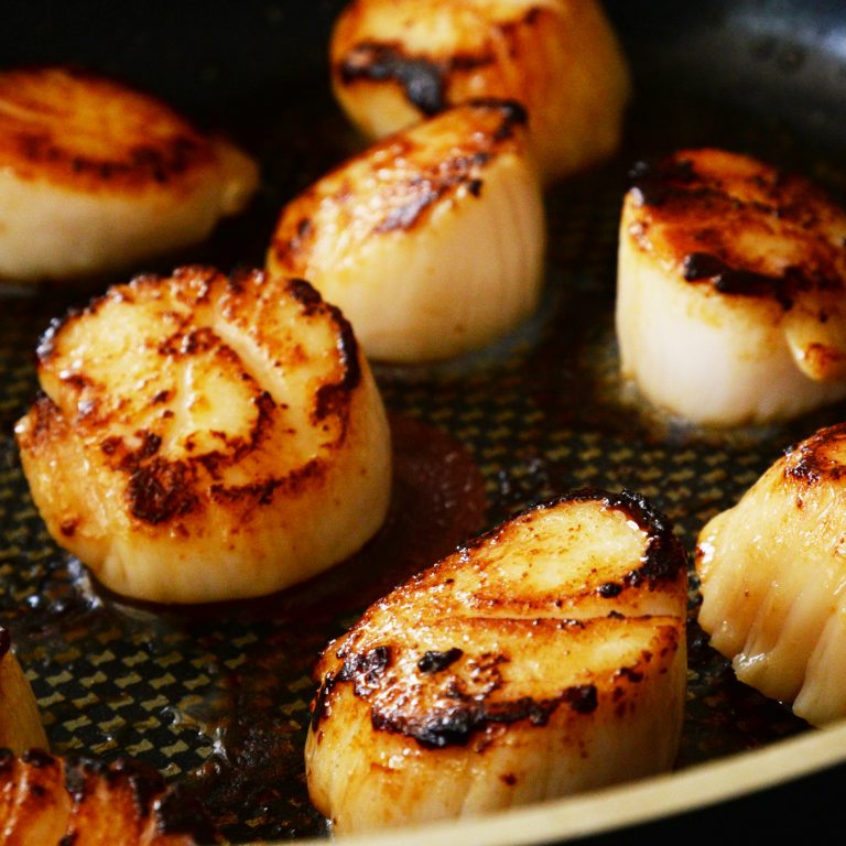 Pan Seared Scallops with Sauce (KetoFriendly) Simply So Healthy