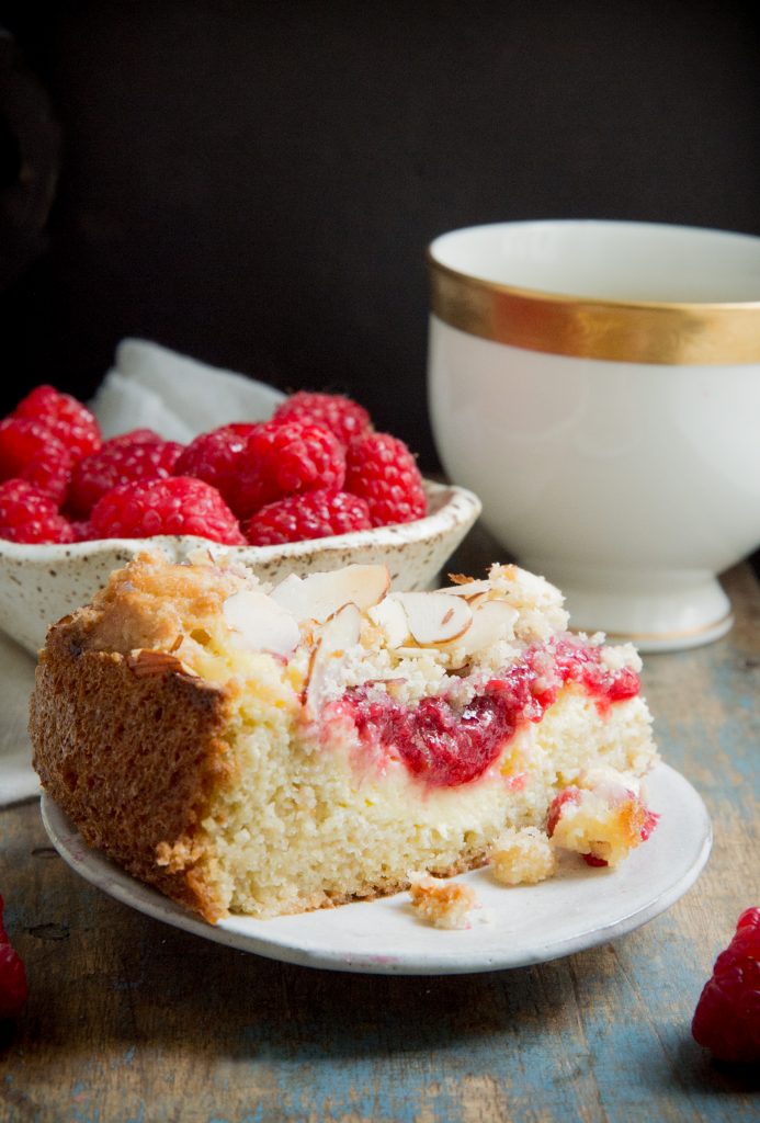 Keto Raspberry Cream Cheese Coffee Cake Simply So Healthy