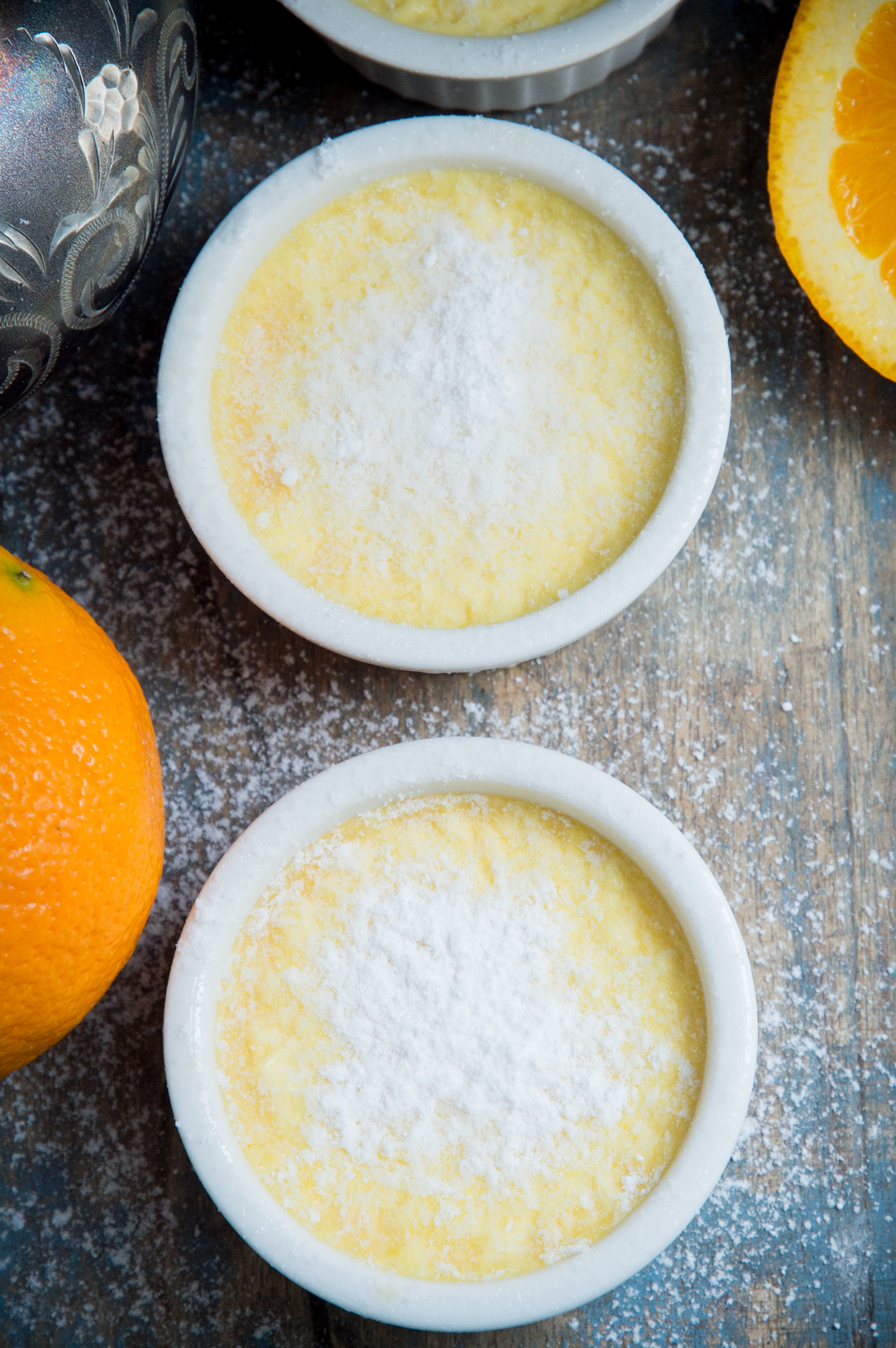 Low-Carb Orange Pots de Crème-ready for eating.