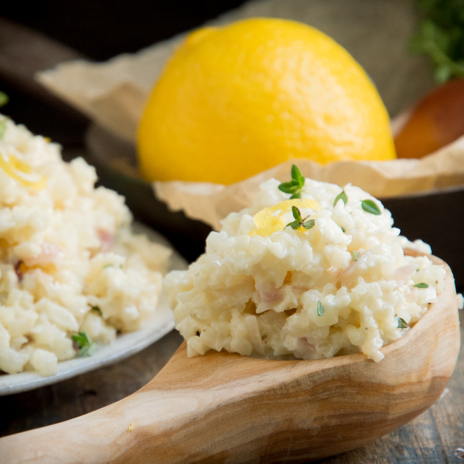 Keto Cauliflower Risotto (LowCarb) Simply So Healthy