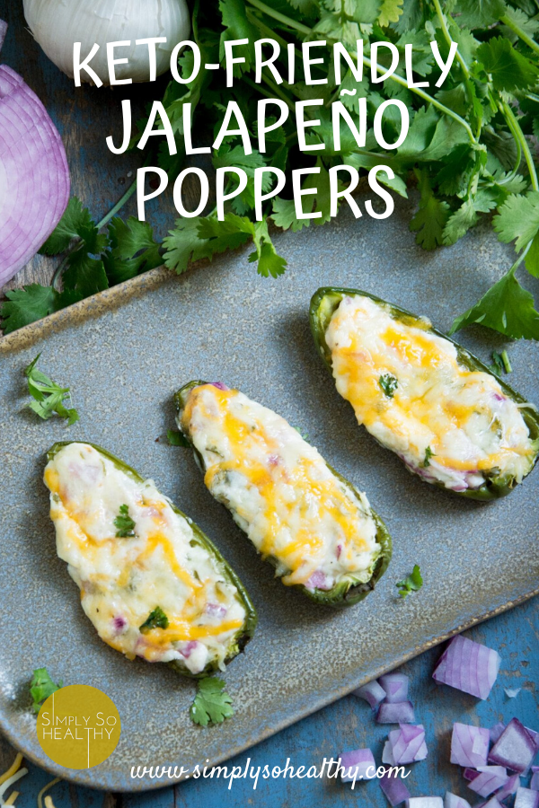 Pin image for Keto Jalapeño Poppers