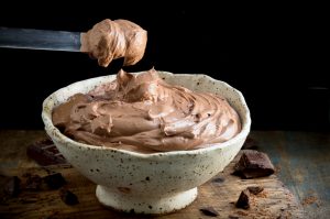 Bowl of Keto Chocolate Frosting