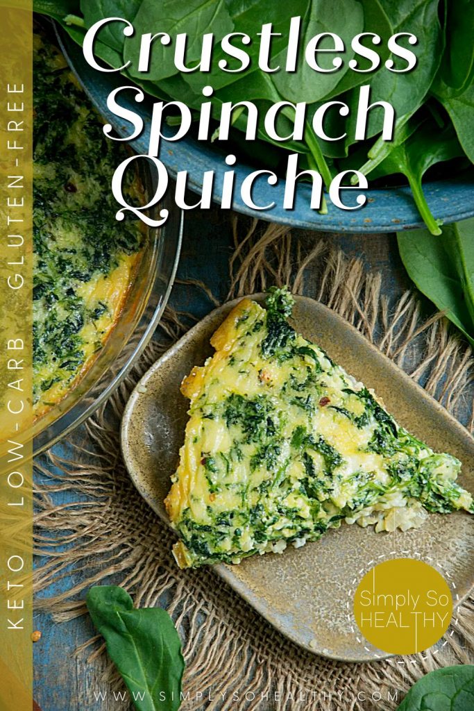 Crustless Spinach Quiche recipe