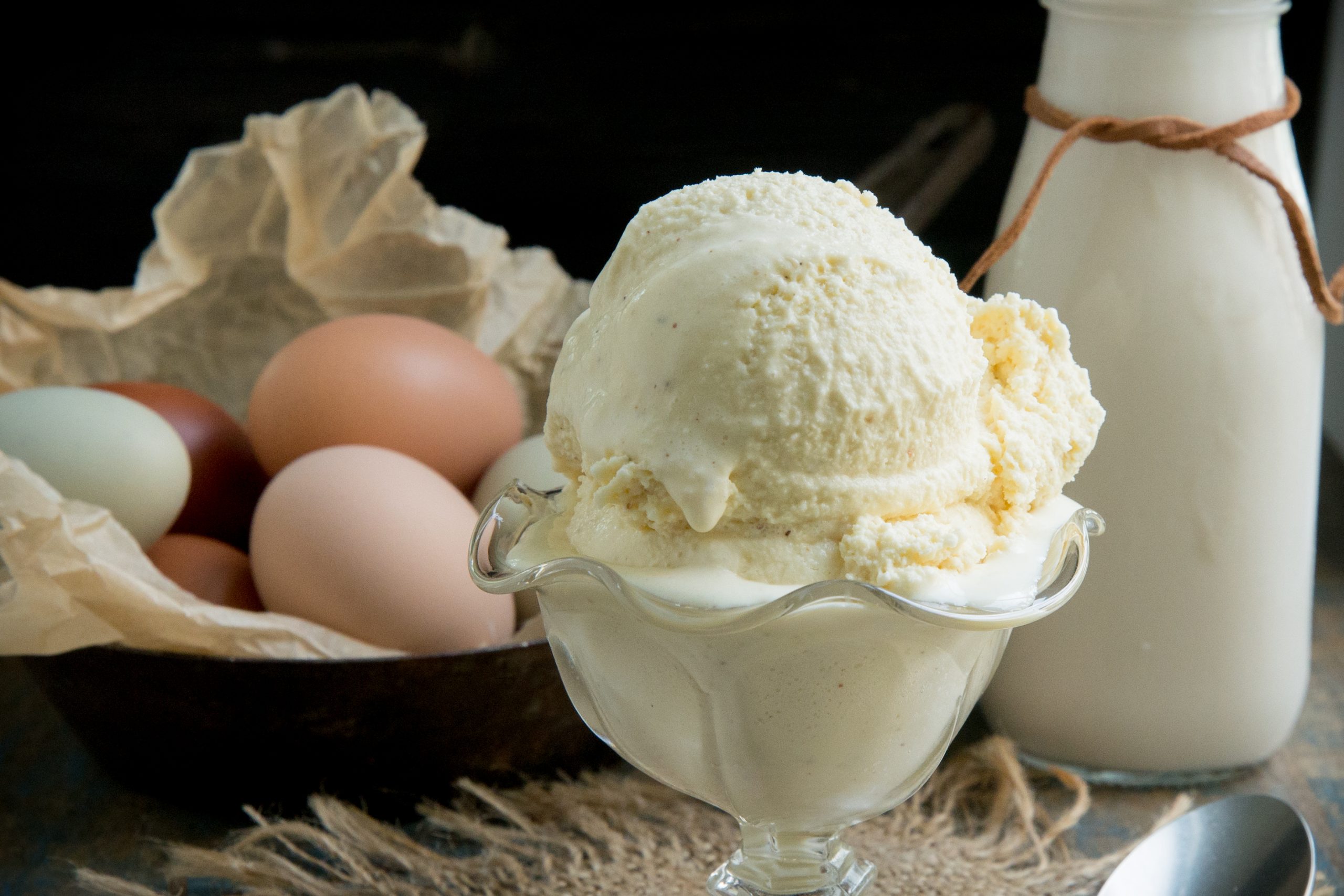 Eggnog Ice Cream (Low-Carb | Keto)