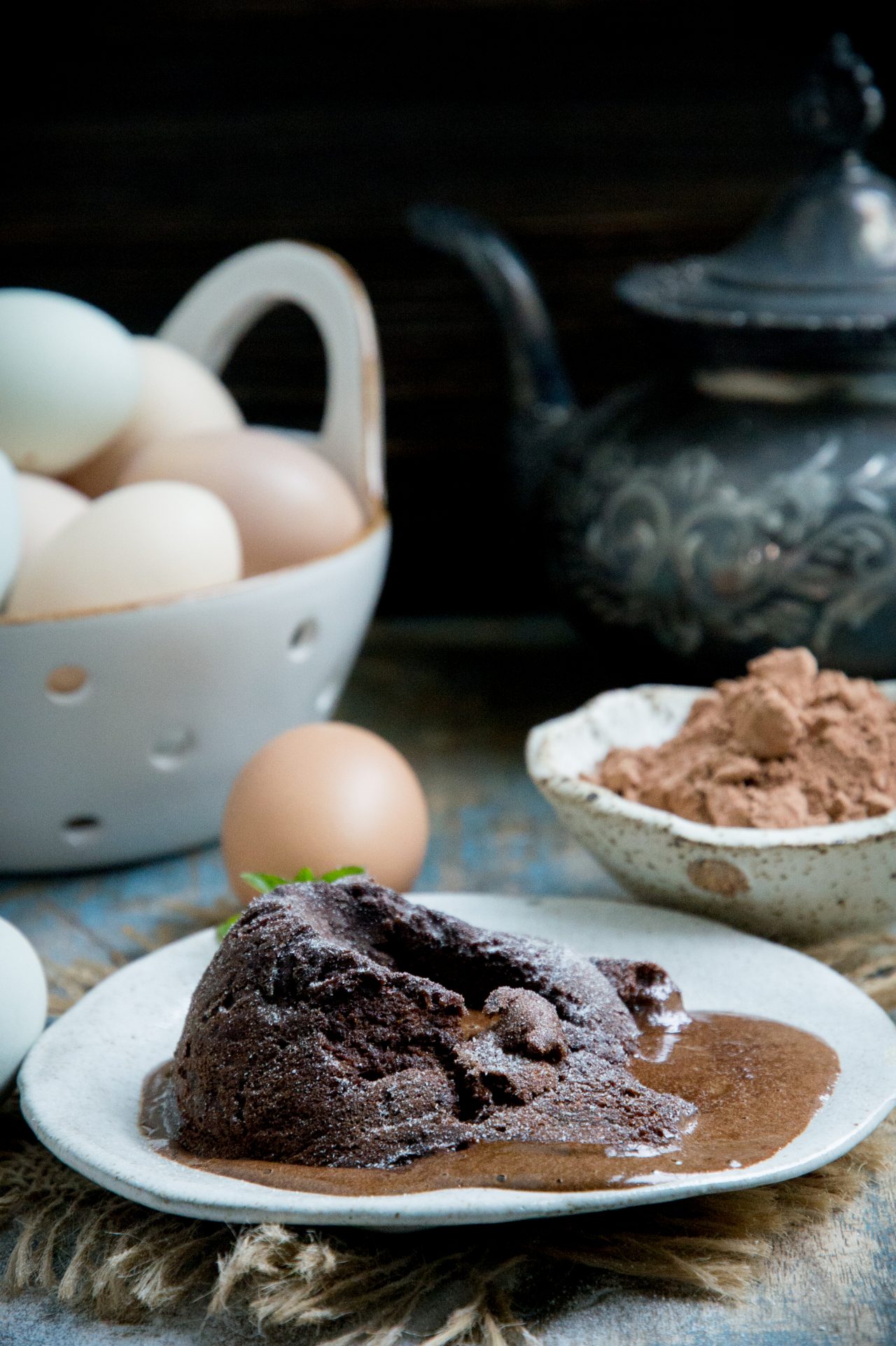 Low-Carb Chocolate Lava Cakes (Keto-Friendly) - Simply So Healthy