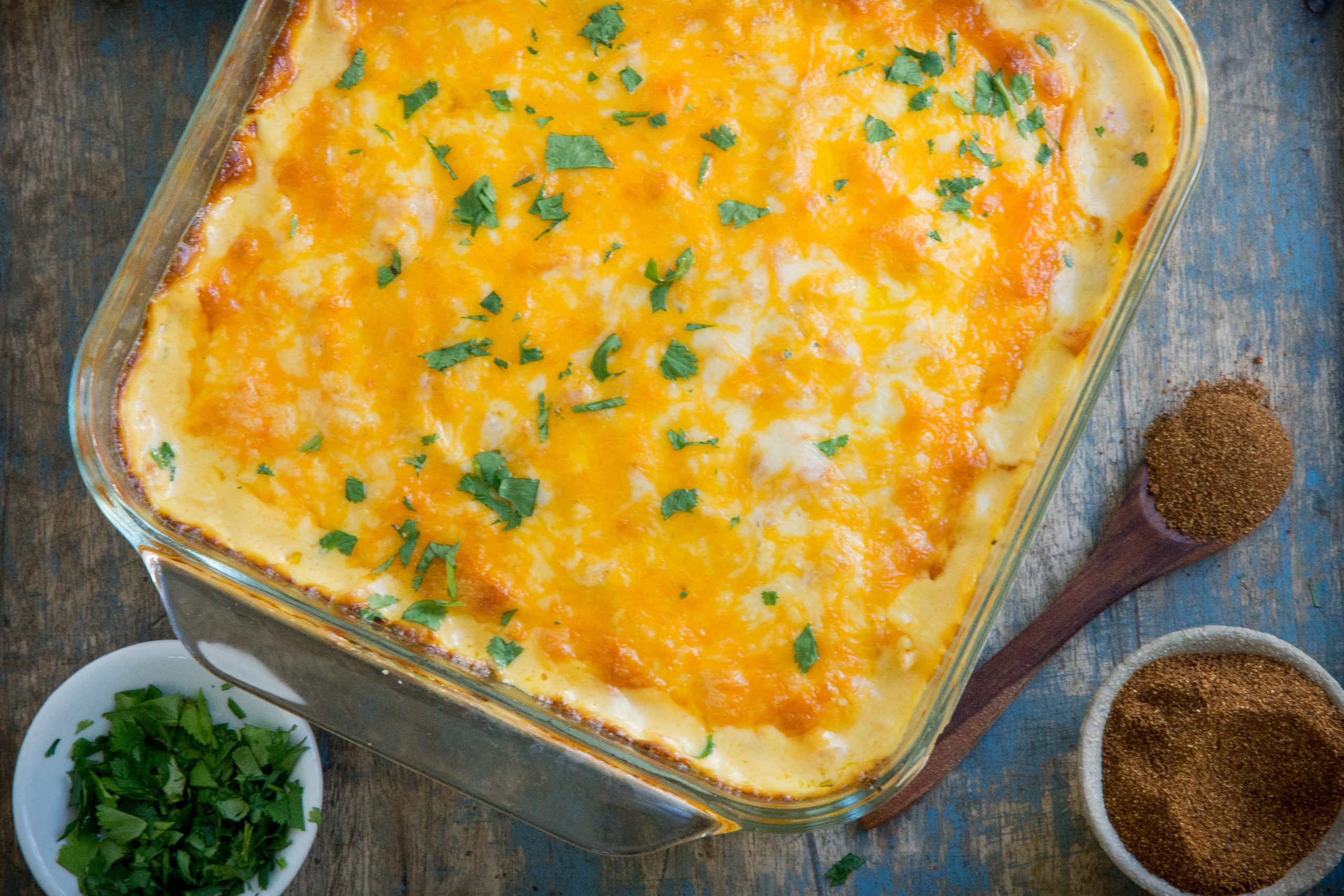 Low-Carb Mexican Chicken Casserole (Keto-Friendly) - Simply So Healthy