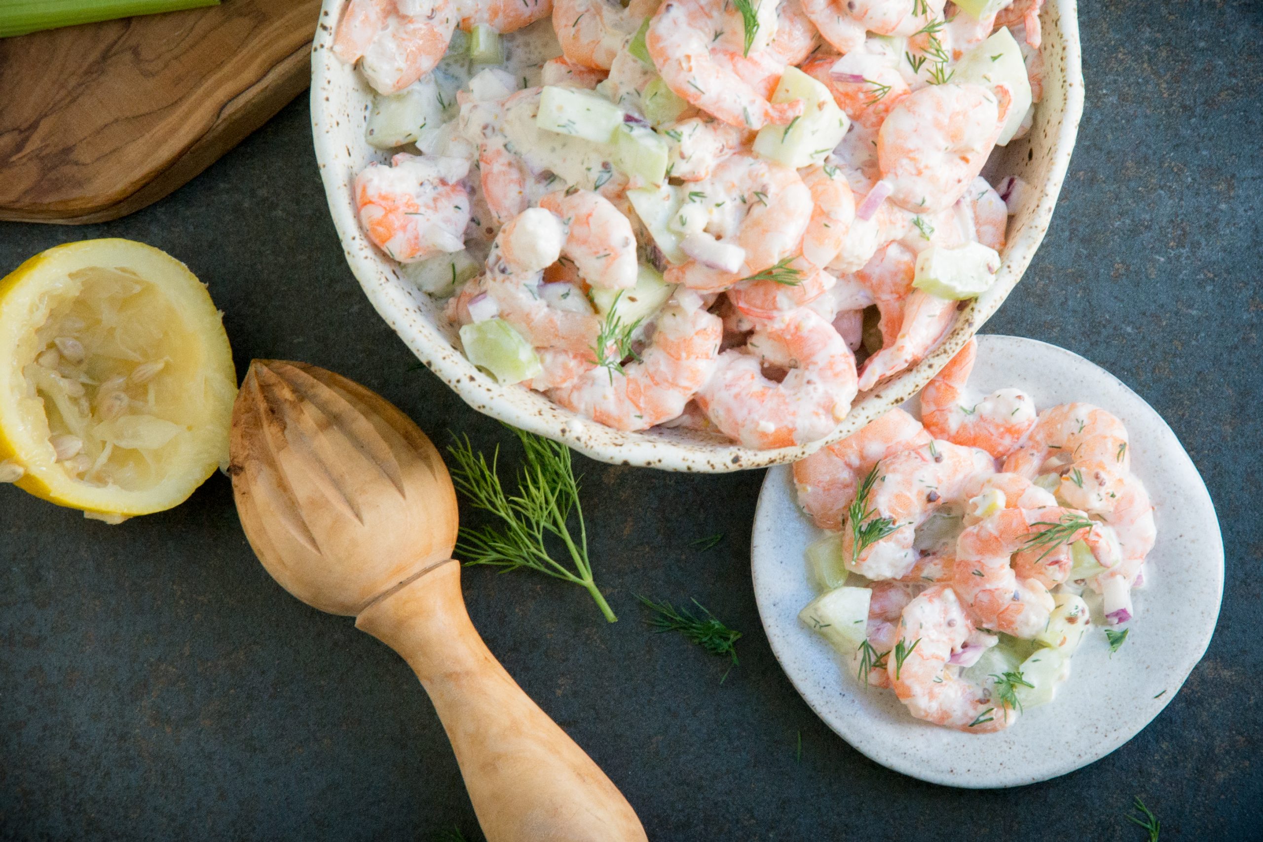 Creamy Shrimp Salad with Dill (Low Carb | Keto Friendly) - Simply So