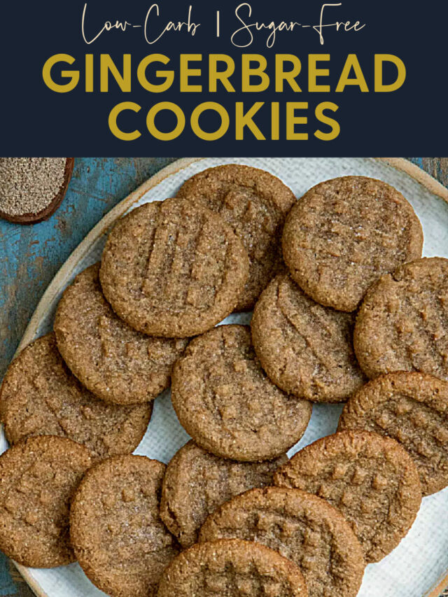 Low Carb Gingerbread Cookies