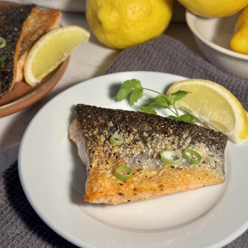 Salmon on Plate