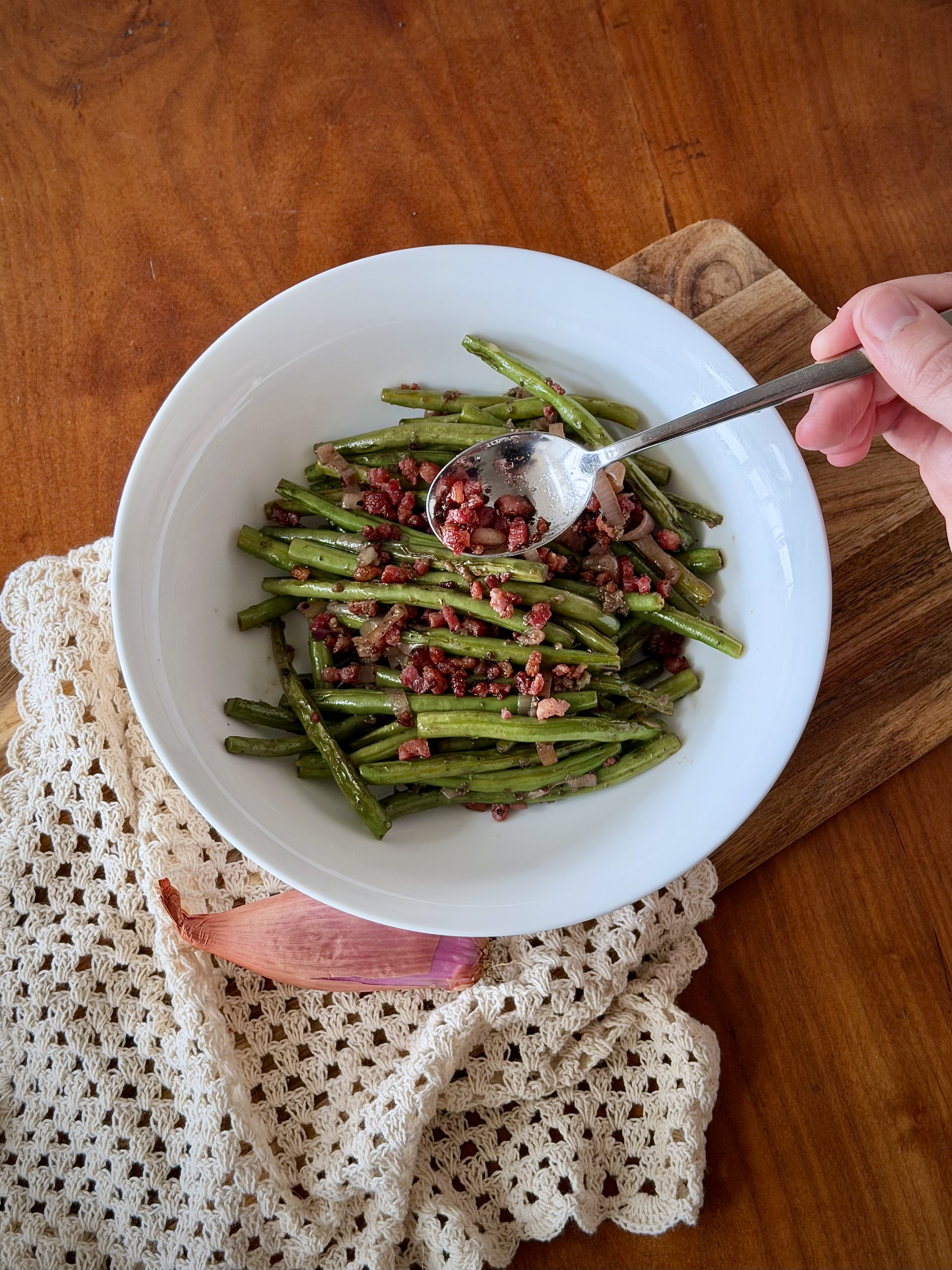 French Green Beans in Bowl
